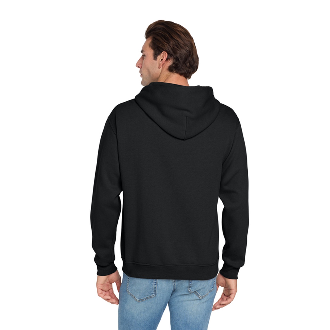 Image of Black Core Hoodie with Peterbilt Logo
