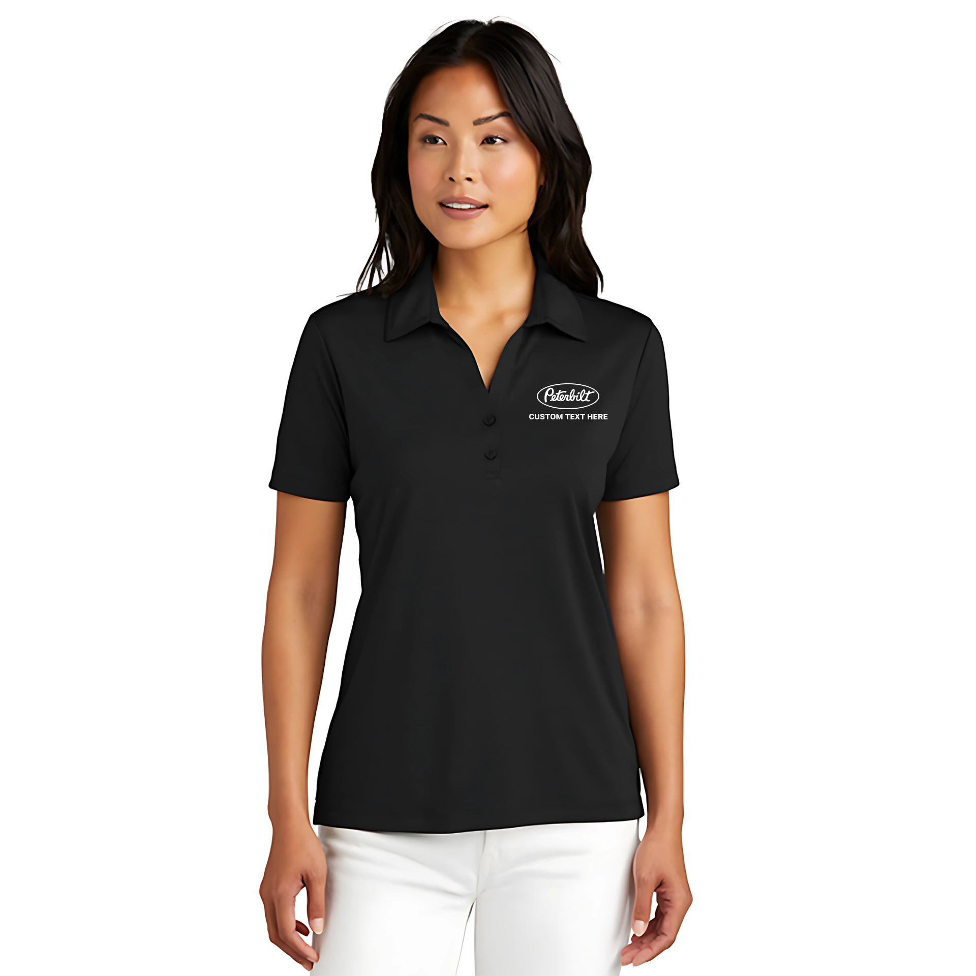 Black Ladies TravisMathew® Personalized Performance Polo Alt Image
