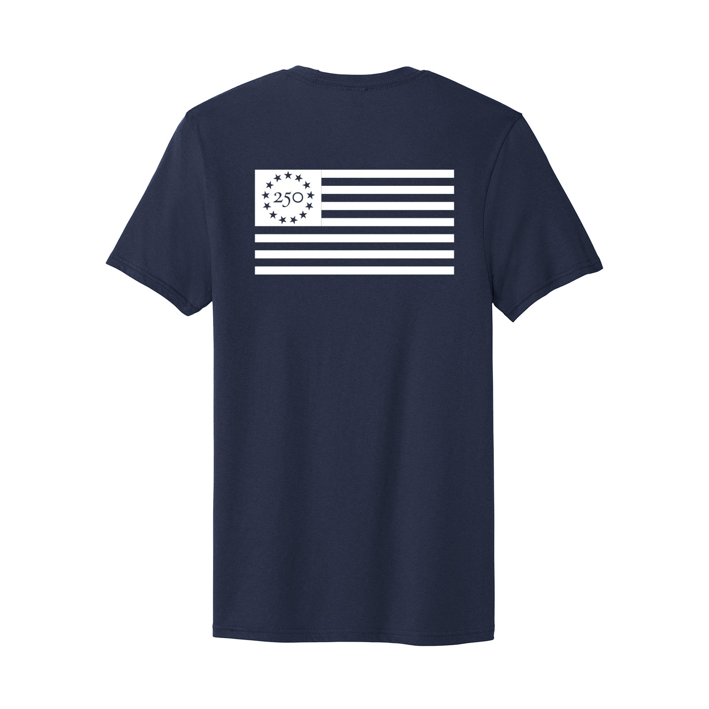 Navy Unisex Freedom 250 Logo T- Shirt