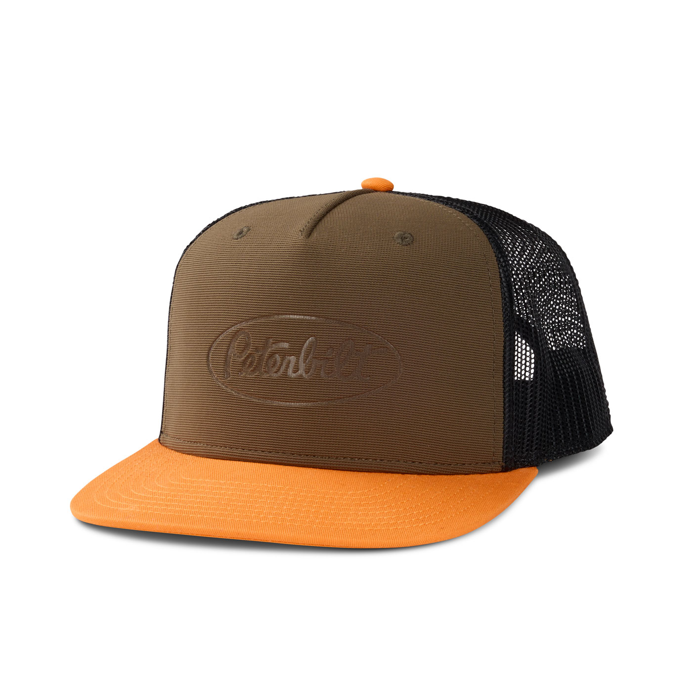 Embossed Tri-Color Trucker Cap